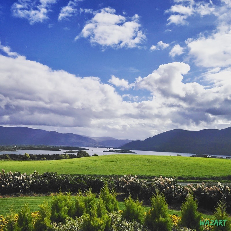 Aghadoe Heights, vues d'en bas (terrasse de l'hôtel)